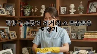 🏡 덕양구 곰팡이 제거 청소, 뽀송뽀송 되찾기! ✨
